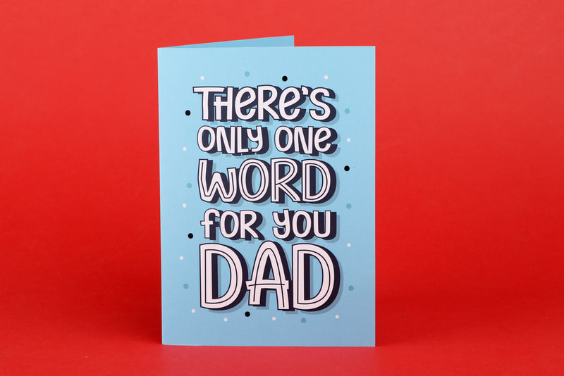 Mirror Card for Dad - Best Gift for Daddy on Father's Day – Oye Happy